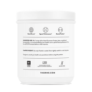 Thorne Creatine Pineapple Orange – задна страна на опаковката с инструкции за употреба