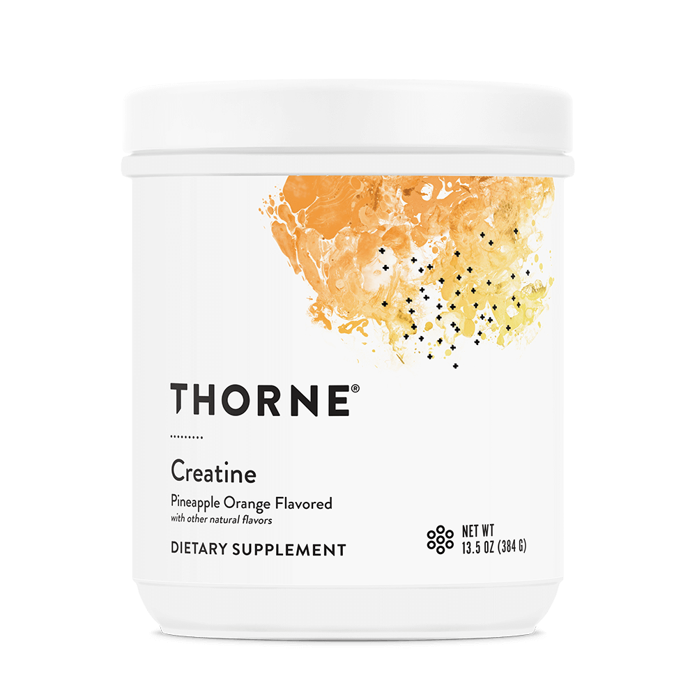 Thorne Creatine Pineapple Orange – креатин монохидрат на прах с вкус на ананас и портокал, 384 g