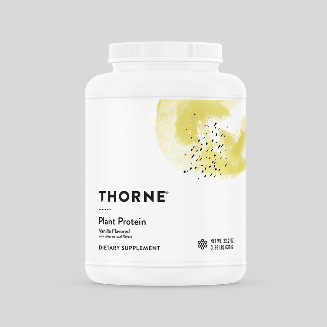 Thorne Plant Protein Vanilla – растителен протеин с вкус на ванилия, 630 g