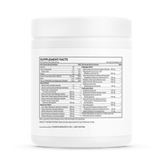 Thorne Daily Greens Plus – хранителни стойности (Supplement Facts) на опаковката