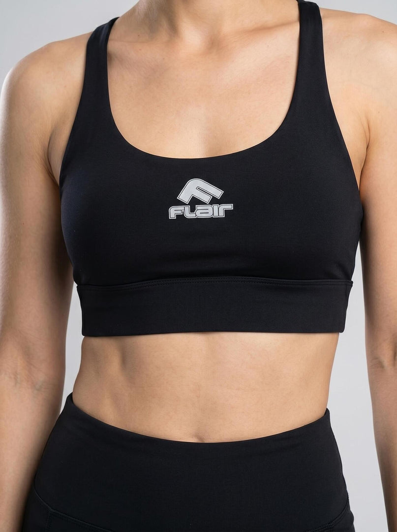 FLAIR Feel The Move — Дамско спортно бюстие, Черен | GetMorePower.bg