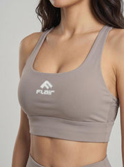 FLAIR Feel The Move — Дамско спортно бюстие, Сив | GetMorePower.bg