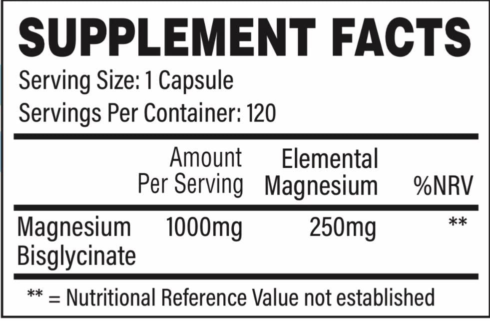 JP Magnesium | as Magnesium Bisglycinate - 120 Caps