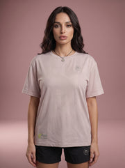 FLAIR SS26 Дамска овърсайз тениска 275090 Розова, отзад | GetMorePower.bg