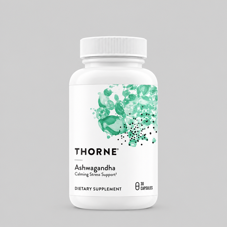 Thorne Ashwagandha Shoden® – ашваганда 120 mg, 30 капсули