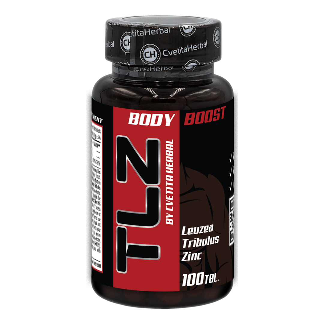 Cvetita Herbal TLZ – трибулус, левзея и цинк, 30 табл.