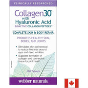 Webber Naturals Collagen30 with Hyaluronic Acid - 180 таблетки