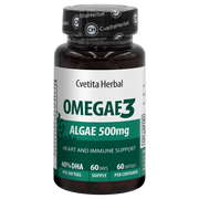 Cvetita Herbal Omega 3 от микроводорасли – 60 софтгел капсули