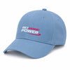 Светлосиня унисекс спортна шапка Get More Power Signature Cap с бродирано лого