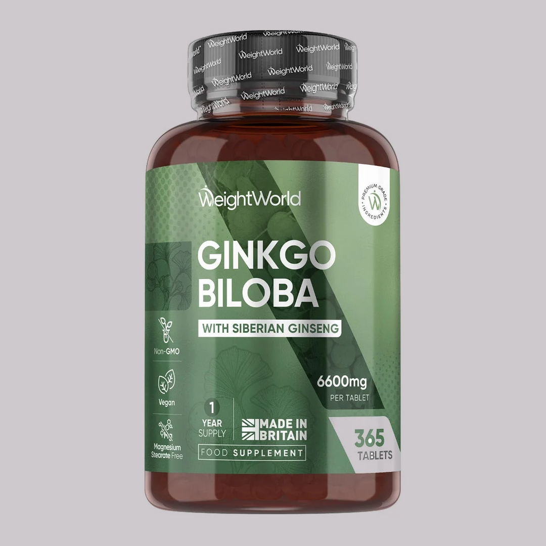 WeightWorld Гинко Билоба с Сибирски Женшен, опаковка от 365 таблетки