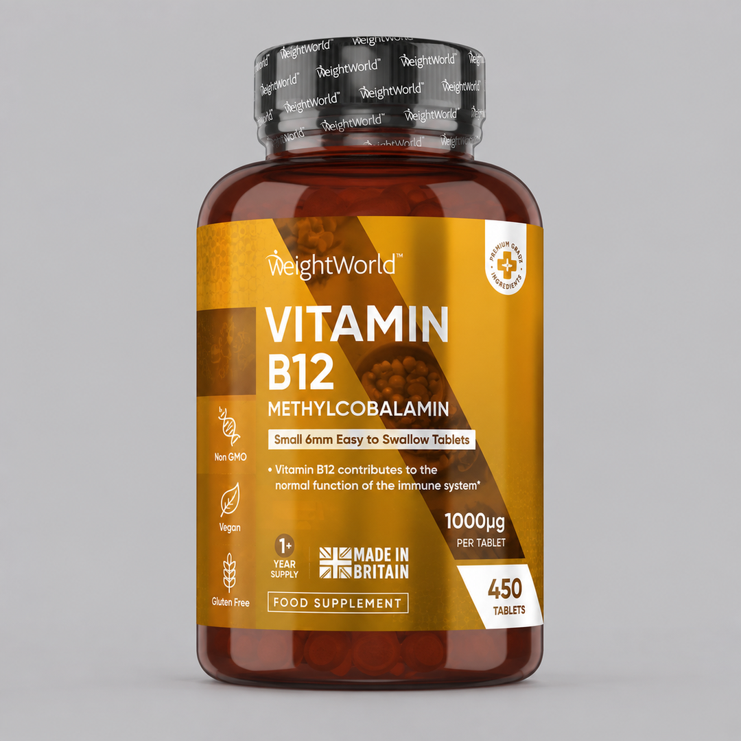 WeightWorld Витамин B12 (метилкобаламин) 1000 µg | Vitamin B12 Methylcobalamin – 450 таблетки