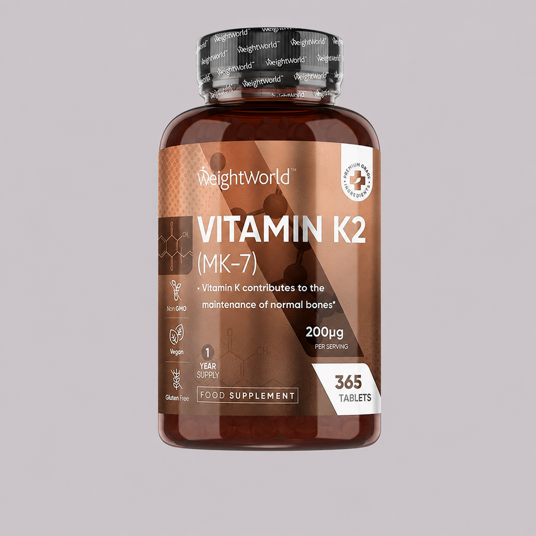 WeightWorld Витамин K2 (MK-7) 200 µg, 365 таблетки – основна снимка на опаковката