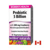 Webber Naturals Women's Health Probiotic - 45 капсули